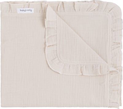 Baby's Only Wiegdeken - Baby deken Calm - Deken voor in de wieg of co-sleeper - Dekentje voor jongens en meisjes - 0.6 TOG - Lente & zomer deken - 70x95 cm - Warm Linen - 100% katoen