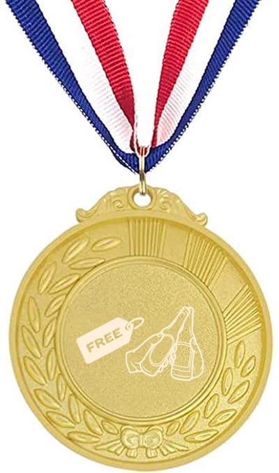 Akyol - free beer medaille goudkleuring - Bier - bier liefhebber - cadeau