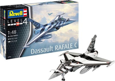 Revell Modelbouwpakket Vliegtuigen - 03901 Dassault Aviation Rafale C Plastic - 1:48 - Modelbouw