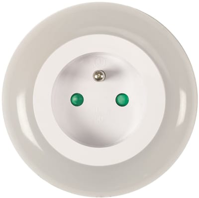 Home Deco Kids LED nachtlamp met lichtsensor - kinderkamer - extra stopcontact - energiebesparend
