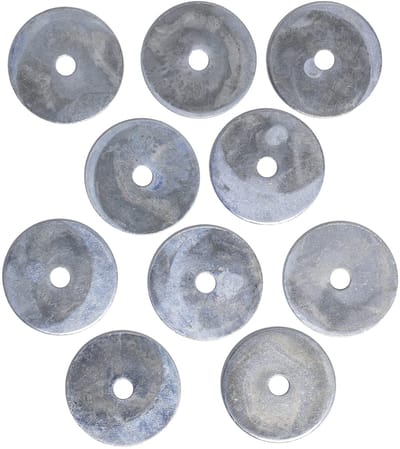 Dailygoods- Carrosseriering Set van 10 - M4 Ø4,3x25x1,25mm - Sluitringen - Versterking Boutverbindingen - Verzinkt Staal - Veiligheidsniveau Verhogend - Sluitring