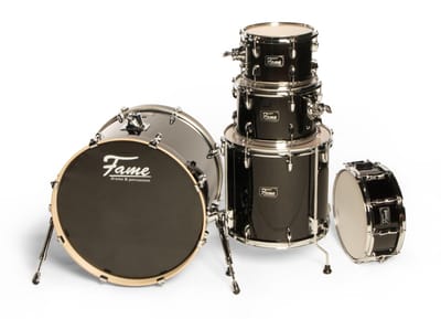 Fame Stage Series Shell Set Rock Satin Black - Drum ketel set