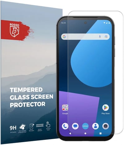 Rosso 9H Tempered Glass Screen Protector Geschikt voor Fairphone 5 | Glasplaatje | Beschermlaag | Beschermglas | 9H Hardheid