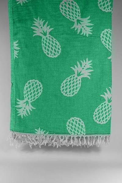 Pergamon– Turkse hamamdoek – 100x180 cm – katoen – licht & sneldrogend – groen