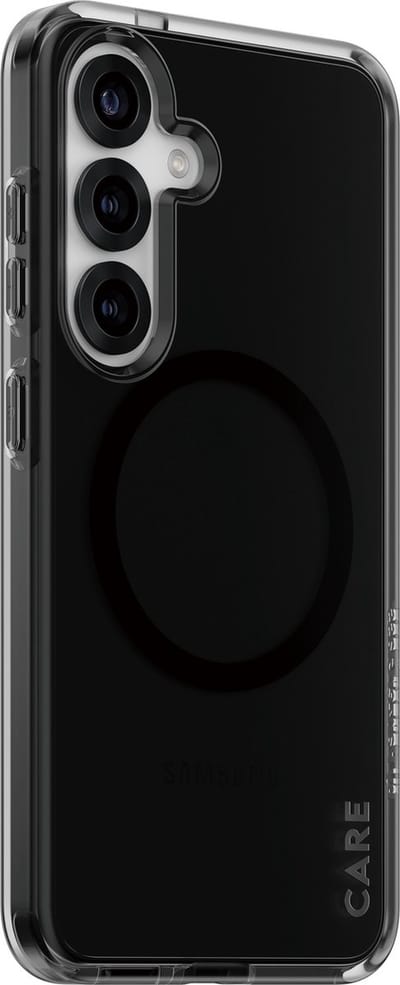 CARE by PanzerGlass Flagship Case Urban Combat Smokey w. Black QI Compatible Samsung Galaxy S25