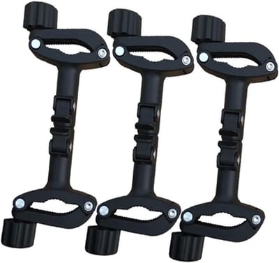 Kinderwagen Connectoren - Dubbele Kinderwagen Clips - Reizen met Kinderen - Verstelbare Lengte - 20 x 9 x 5 cm