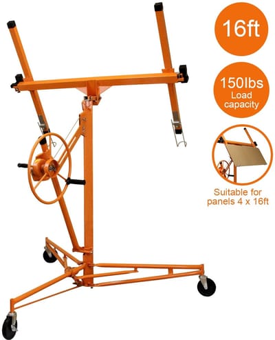 Gipsplatenlift - oranje - 4,9 m - draagvermogen 68 kg