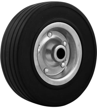 Los neuswiel - 225x65 mm - Asgat 20 mm - Massief rubber