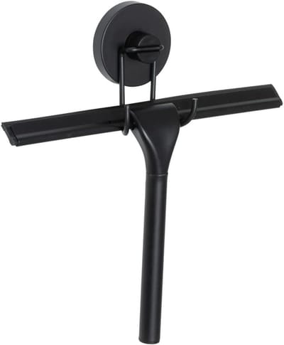 Famanu - RVS douchetrekker, zwart, 1 stuks