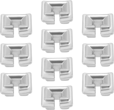 Allecto - Grastrimmer Kop - 10 Stuks Vervangingen - Geschikt voor Red Max en Stihl - Aluminium Hoofd Oogjes - Trimmerkop Accessoires - Bosmaaier Co...
