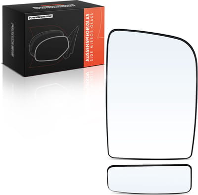 Frankberg 2x Spiegelglas Buitenspiegel Rechts voor VW