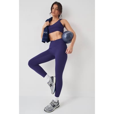 Dames DSGN Studio Ultra Sculpt Wrap Taille Legging | Blackberry | Maat: XS