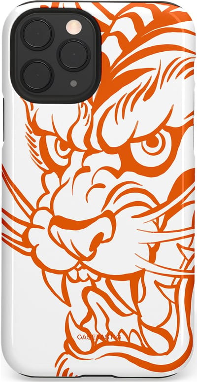 Casetastic Hoesje Geschikt voor Apple iPhone 11 Pro - Stijlvolle Beschermende Duo-layer Case - Wilde lijnen