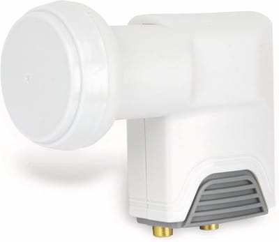 Universele Quad LNB voor digitale satellietontvangst - 4 Deelnemers, Weerbestendig, UHD 8K, F-bus, SAT DVB-S2