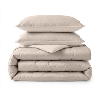 Sleeptime Verkoelend Dekbed zonder Overtrek - Wasbaar Dekbed - Inclusief Slopen - 200x200 - Taupe