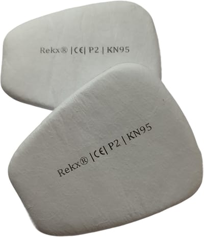Rekx® - Stoffilterset voor halfgelaatsmasker | Geschikt voor 6000 / 7000 serie