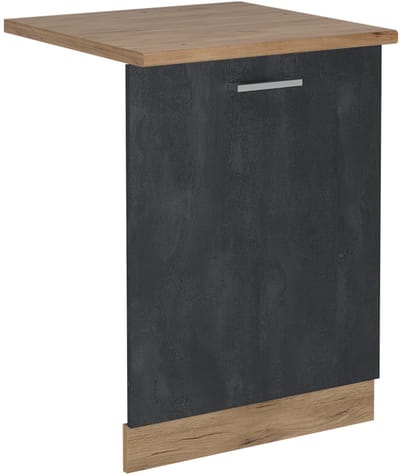 Vicco R-Line Vaatwasserfrontpaneel – 60 cm, WB Eik Zwart beton