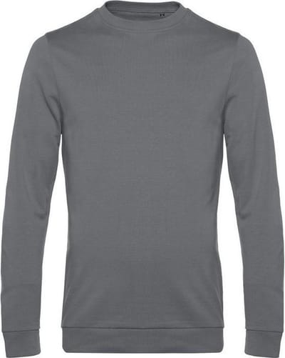 B&C Heren in sweatshirt (Olifant Grijs)