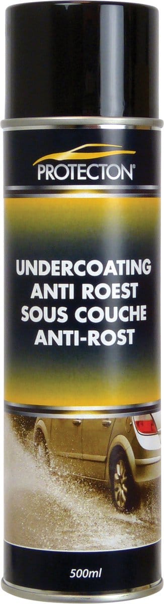 Protecton Anti Roest - bescherming tegen roestvorming - Geluiddempende eigenschappen - Tast de lak niet aan - In handige spuitbus - 500ml