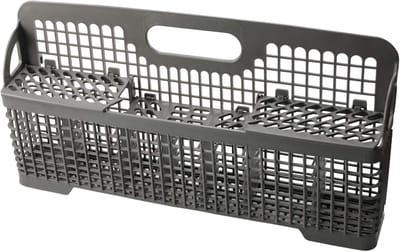 Vaatwasser Mand - Bestekhouder - Bestek Reinigen - Duurzaam ABS Materiaal - 49cm Breed - Zilvergrijs