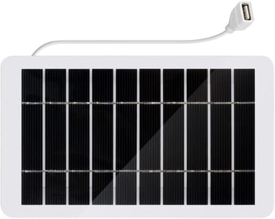 Zonnepaneel - Energieopwekker - Kamperen - Hoog rendement - 2W - Zwart