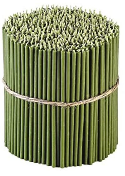 Bijenwaskaarsen voor Rituelen en Decoratie - Handgemaakte, Natuurlijke Kaarsen, Drupvrije en Duurzame Producten, Hoogte 16 cm, Diameter 5 mm (Pak van 100)