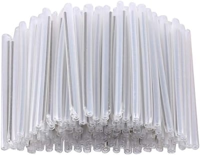 Pre-Shrunk Fiberglass Beschermhoezen voor Glasvezelkabels, 60mm Krimpkous Kit voor Fusion, 100 Stuks voor Duurzame Beveiliging