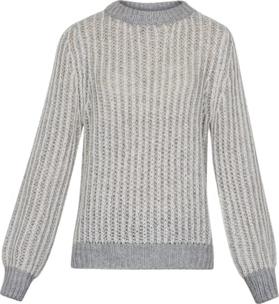 SISTERS POINT Libar-pu - Dames trui - Grey/L.grey - Maat L