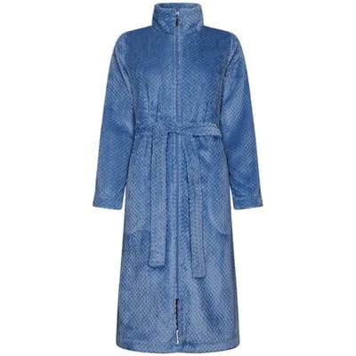 Pastunette Duurzame fleece badjas blauw Blauw vrouw S