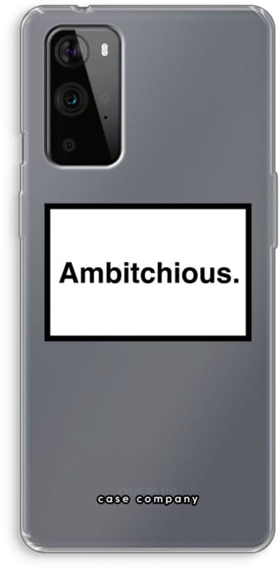 Case Company® - Hoesje geschikt voor OnePlus 9 Pro hoesje - Ambitchious - Soft Cover Telefoonhoesje - Bescherming aan alle Kanten en Schermrand