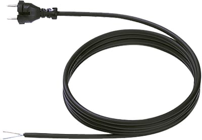 Stekkerklaar Rubber Aansluitkabel 3 Meter Zwart voor Elektrisch Gereedschap