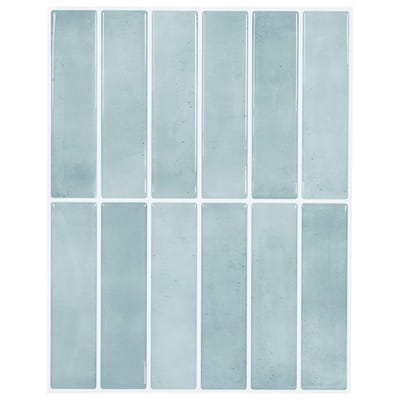 vidaXL - Rechthoekige - Tegel - 10 - st - Grijs - Groen - 29 - x - 23 - x - 0,08 - cm