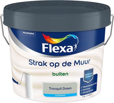 Flexa - Strak Op De Muur Buiten Zijdemat - Tranquil Dawn - Mengverf - 2,5 L