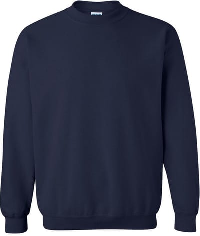 Gildan Zware Blend Unisex Adult Crewneck Sweatshirt voor volwassenen (Marine) - maat 5XL
