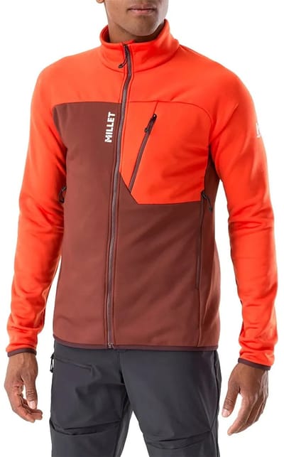 Millet Seneca Fleece Met Volledige Rits Oranje S Man