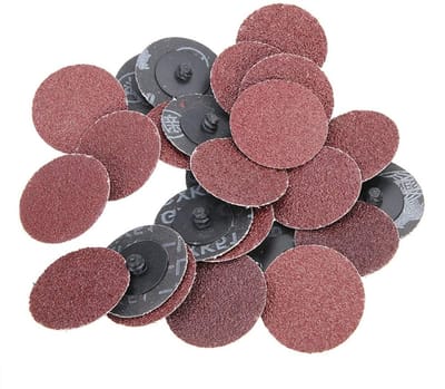 25PCS 2 INCH Rol Lock Schuurdiscs voor Rotatietools - R-Type Schuur- en Oppervlaktebehandeling (36 Grit)