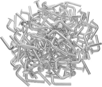 100 Stuks Pallet Shelf Drop Bolts en J-Bolts, Zware Schroeven voor Veiligheid en Stabiliteit van Planken, Universele IJzeren Bevestigingen