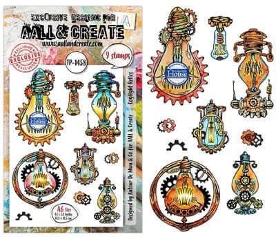Aall & Create clearstamp A6 - Coglight relics