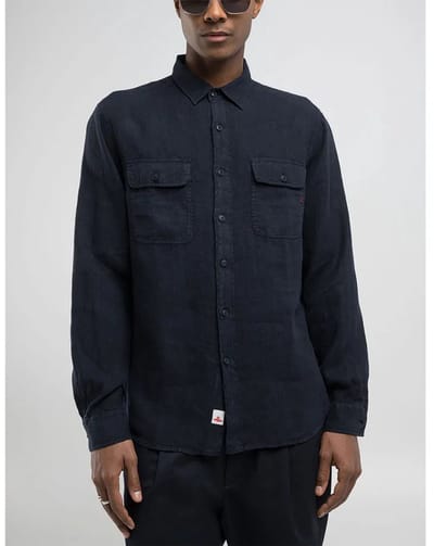 Replay M4147.000.81388b Overhemd Met Lange Mouwen Blauw L Man