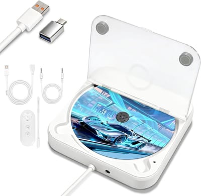 CD-speler met Bluetooth Radio en USB MP3 Speler - Draagbare Boombox met FM-Radio en Afstandsbediening