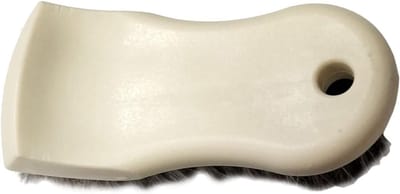 Auto Interieur Reinigingsborstel met Witte Paardenharen – Precisie Detailing Borstel voor Stofverwijdering, Compacte Onderhoudsgereedschap voor Auto Interieur, Stofborstel