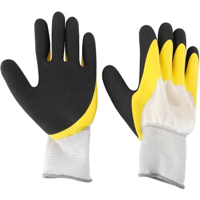 1 paire de gants de jardinage antidérapants et résistants à l'usure yellow