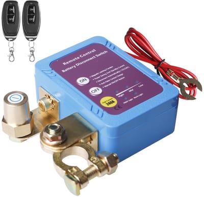 Dailygoods - Draadloze Batterijscheidingsschakelaar - 240A - Auto Afstandsbediening - Compact Formaat - Anti-Diefstal - Voor Auto's en Voertuigen - 12V