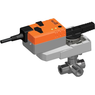 Belimo 3-Weg Kogelkraan Rp1/2 Kvs5.5 24VAC/DC 9s 2-Punt 8Nm IP54 R3015-BL1/NRQ24A