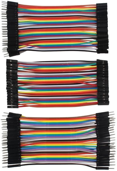 Dailygoody - Jumper Wires - Multicolore draad - 120 stuks - 10CM - Mannelijk naar Vrouwelijk - Geschikt voor elektronica - 40 Pin
