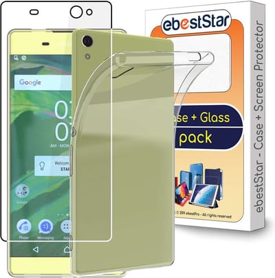 ebestStar - Hoes geschikt voor Sony Xperia XA Ultra, XA Ultra Dual, Back Cover, Beschermhoes anti-luchtbellen hoesje, Transparant + Gehard Glas