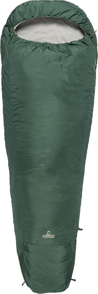 NOMAD® Inca Premium 700 Slaapzak | Linkssluitend | Groen | Gevoerde Capuchon | Gevoerde tochtstrook