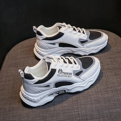 Koreaanse Versie van Daddy Damesschoenen Herfst Nieuwe Student Alles-passende Sportschoenen Dames Verhoogde Casual Schoenen 40