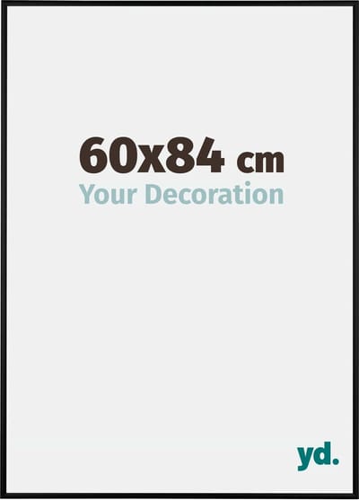Your Decoration - Fotolijst 60x84 cm - Aluminium - Zwart Mat - Kent