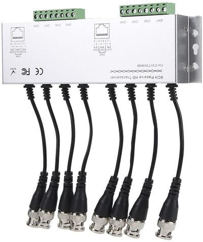 Dailygoody - 8Ch Hd Passieve Video Balun - Male Naar Kabel Converter